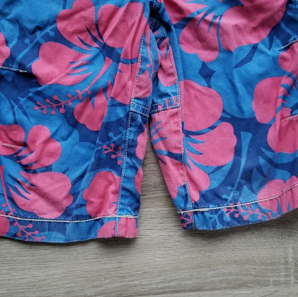 2011 ln/euc Mini Boden hibiscus board shorts size 6 - Picture 15 of 16